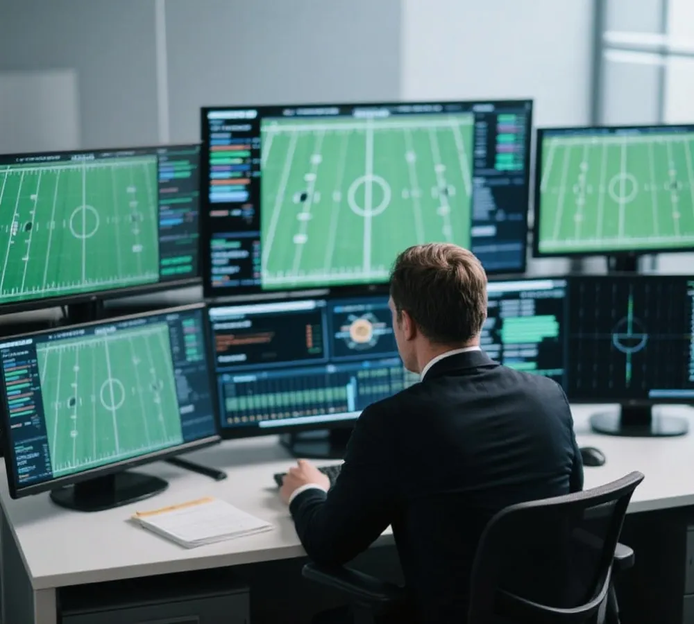 虚拟足球分析与信息判断场景